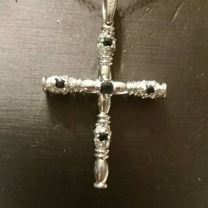 14K white gold cross ❤❤